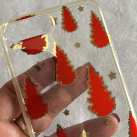 Festive Clear iPhone Cases with Santa and Tree Designs - Picture 4 of 4